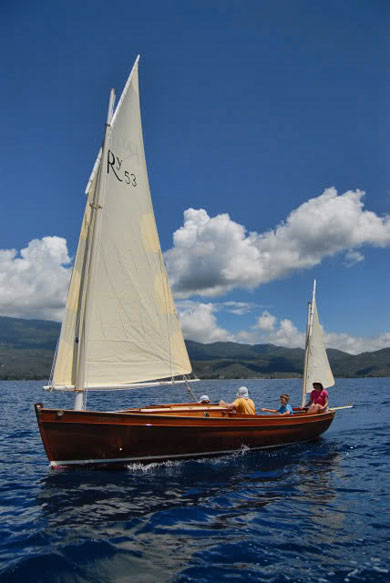 RY53 sailing to windward