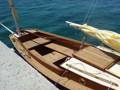 Romilly cockpit at dock