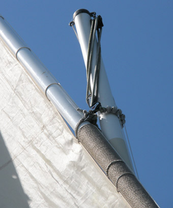 Mast sail romilly