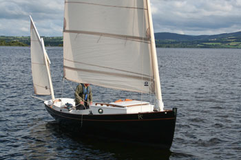 Romilly lugger at Mountshannon